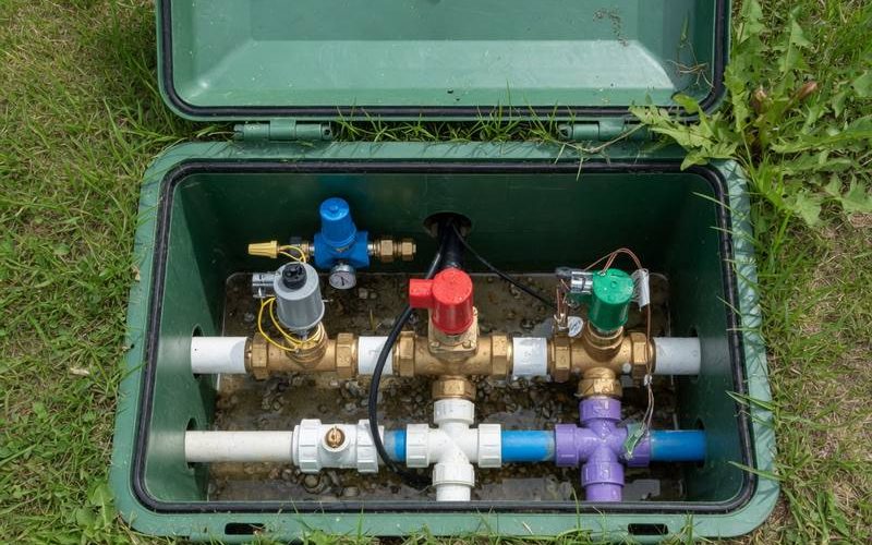 Sprinkler valve repair in West University
